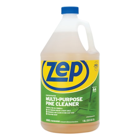 Zep Multi-Purpose Cleaner, Pine Scent, 1 gal Bottle ZUMPP128EA